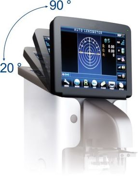 90mm 15.5KG چشم پزشکی تجهیزات پزشکی لنز متر خودکار صفحه نمایش لمسی LCD 7 اینچی